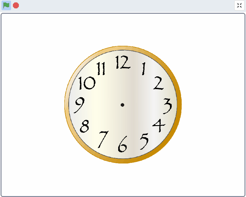 アナログ時計を作ってみよう-完成-GIFアニメ