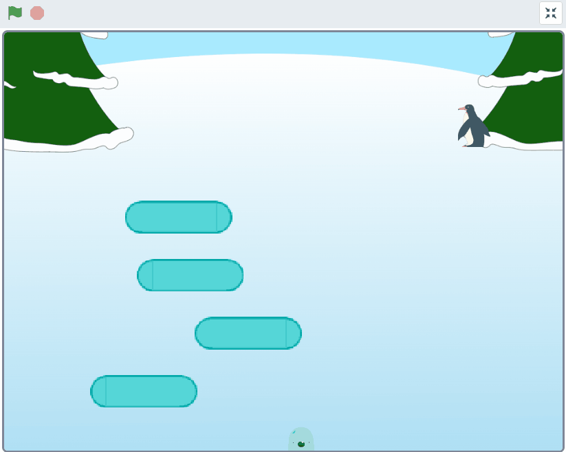 ディグダグ風シンプルな穴掘りゲームの作り方-完成-GIFアニメ